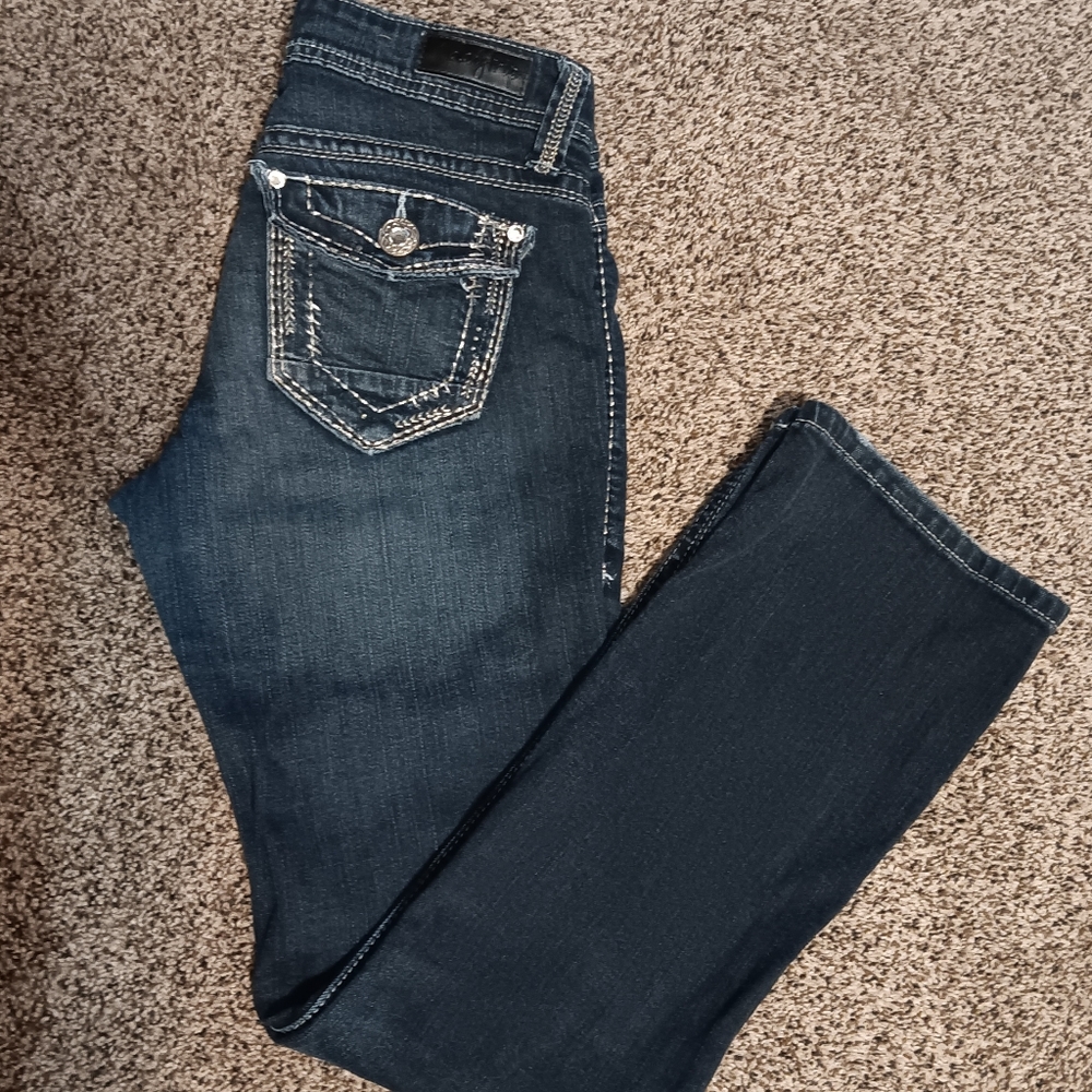 Women's Daytrip Virgo Bootcut Jeans sz 26R, Dark Blue
